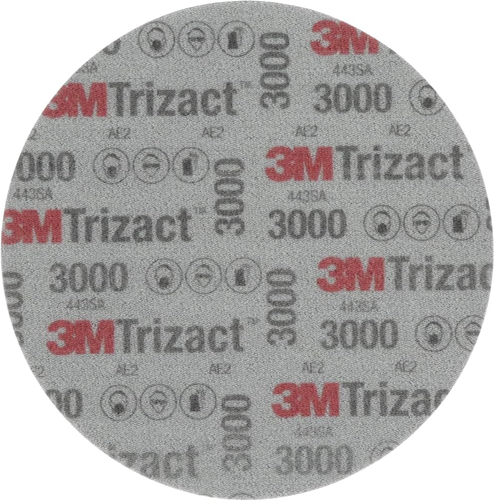 3M Hookit Trizact P3000 Grit Sanding Disk 3 Pack