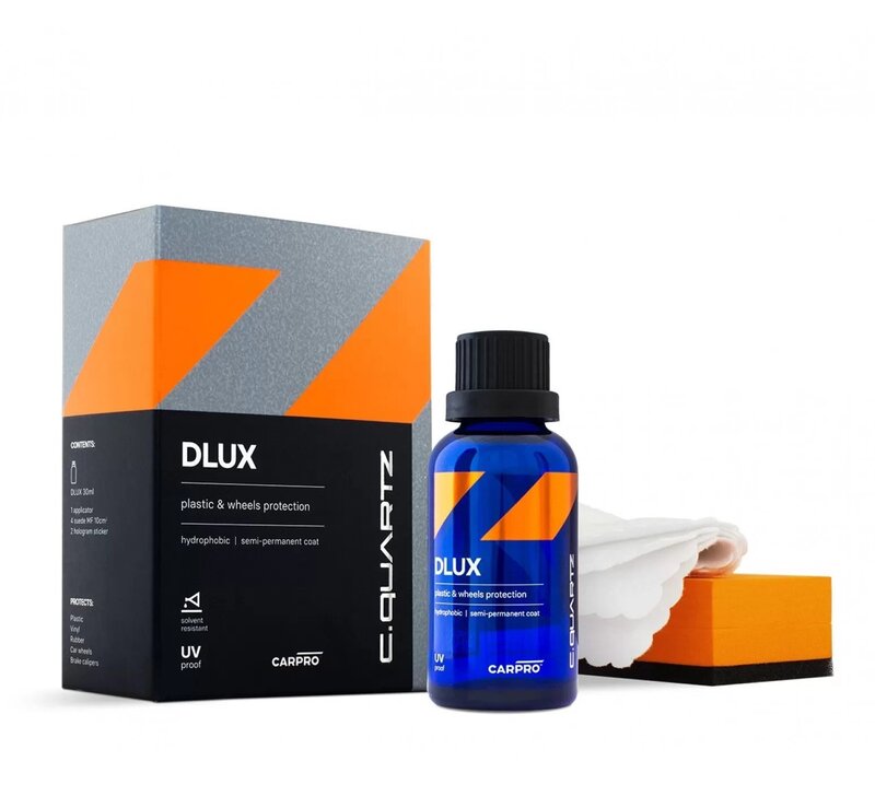 CarPro CQuartz DLUX Plastic and Wheel Coating - 100ml Kit