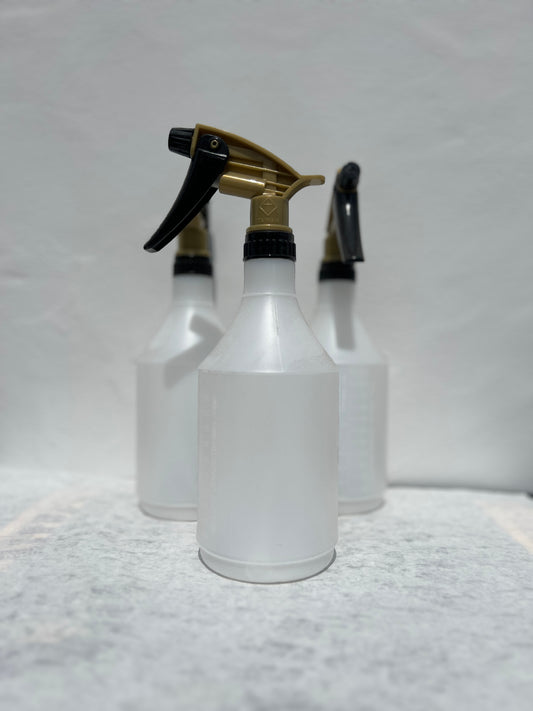 750ml Spray Bottle with Gold Tolco Acid Resistant Trigger