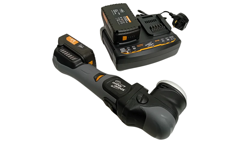 ShineMate EB350-3/12 Cordless Orbital Polisher w/ 2 Batteries & Charger