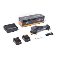 ShineMate EB351-5/15 15mm Cordless Random Orbital Polisher w/ 2 Batteries & Charger