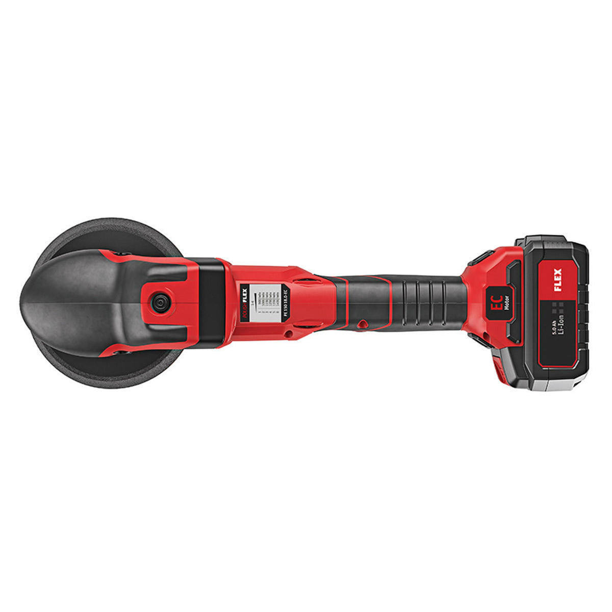 FLEX Cordless Rotary Polisher 18.0v SET PE 150 18.0-EC/ 5.0 Set BS