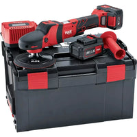 FLEX Cordless Rotary Polisher 18.0v SET PE 150 18.0-EC/ 5.0 Set BS
