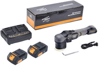 ShineMate EB350-3/12 Cordless Orbital Polisher w/ 2 Batteries & Charger
