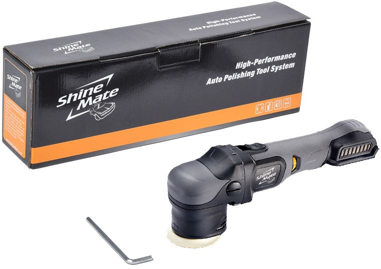 ShineMate EB350-3/12 Cordless Orbital Polisher w/ 2 Batteries & Charger