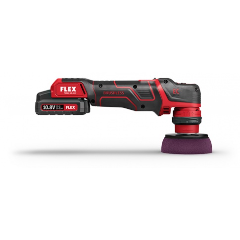 pxe80-10-8-ec-seite_top Flex PXE The smart cordless polisher 10,8 V, rotary and random orbital free-running PXE 80 10.8-EC