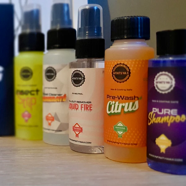 Infinity Wax 10 Piece Car Detailing Sample Box